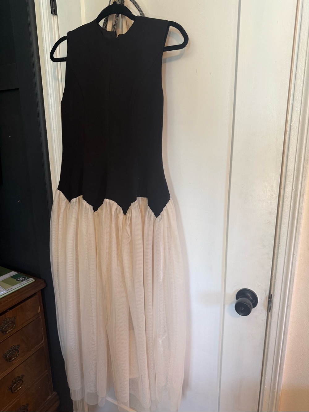Commense Tulle Black Dress